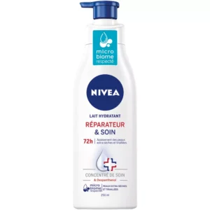NIVEA : LAIT CORPS REPARATEUR ET SOIN APAISANT 72H-image